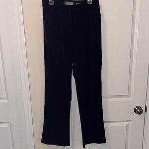 Liz Claiborne Black Straight-Leg Pants